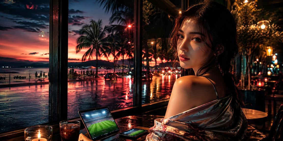 Cà phê Phú Quốc với điện thoại mở lịch thể thao và kèo bóng đá